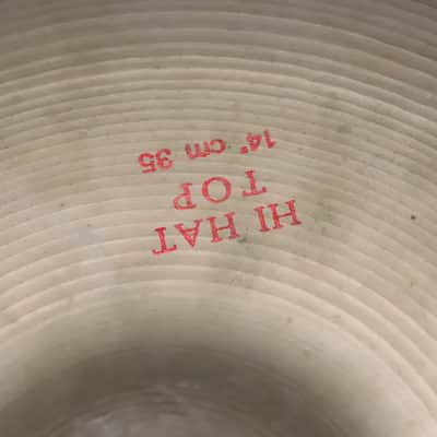 Sabian 14" B20 Hi Hat Cymbals Made in Italy image 10