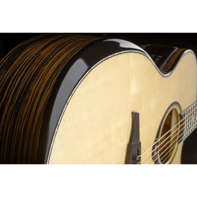 Lag HV50ACE HyVibe 50 Auditorium Bevel Cutaway Solid Engelmann Spruce Top Khaya Neck 6-String Acoustic Electric Guitar w/Gig Bag image 8