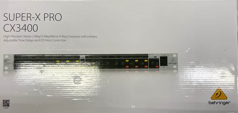 Behringer Super-X Pro CX3400 2/3-Way Stereo 4-Way Mono Crossover
