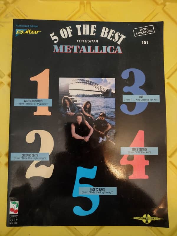 Metallica - 5 Of The Best - Guitar Tab Sheet Music image 1