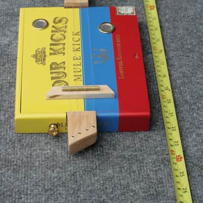 Four Kicks Mule Kick 2023 Edition Acoustic Cigar Box Ukulele by D-Art Homemade Guitar Co. image 11