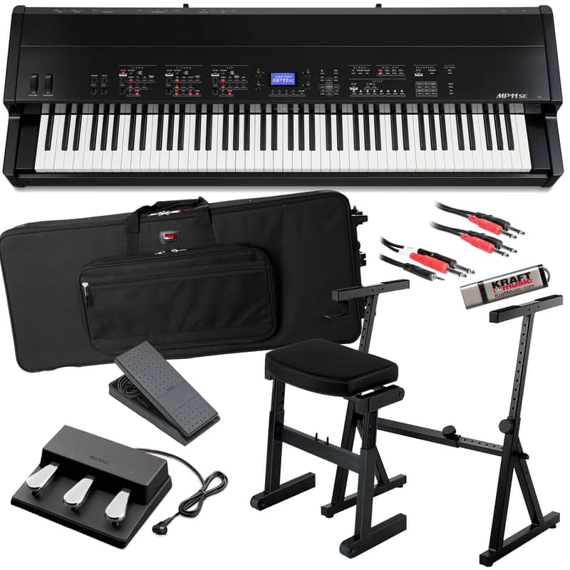 Kawai MP11SE Stage Piano STAGE ESSENTIALS BUNDLE image 1