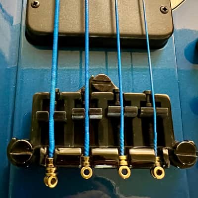 Gibson Thunderbird IV. Sapphire Blue! 2000 USA. Ebony FB. image 15