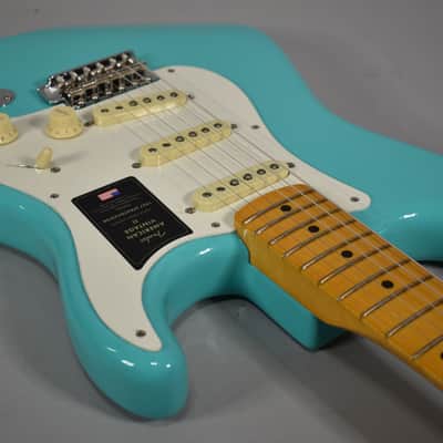 2024 Fender American Vintage II 1957 Stratocaster Seafoam Green w/OHSC image 8
