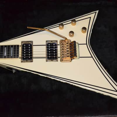 Jackson Rare Limited Tribute Edition Randy Rhoads "Concorde" #5 of 250 1992 White w/Black Pinstripes image 2
