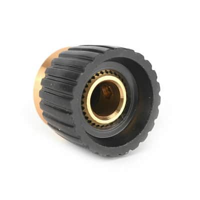 10-Pieces Guitar AMP Knobs Black Gold Cap fits Marshall Amplifier image 2