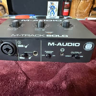 M-Audio M-Track Solo USB Audio Interface 2020 - Present - Black image 5