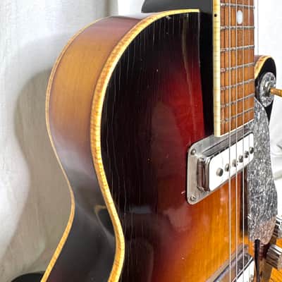 c. 1958 PREMIER BANTAM Deluxe E-704 Multivox Hollow Body Electric Guitar image 8