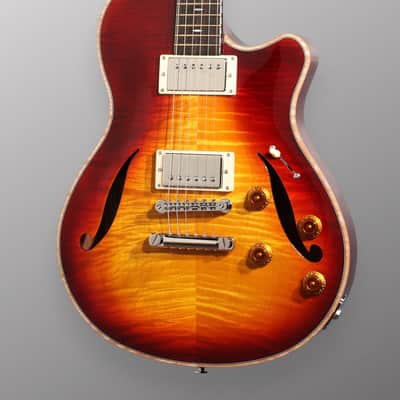 CP Thornton Guitars Professional - Darkburst w/ 5A Flame Maple Top. NEW (Authorized Dealer) image 3