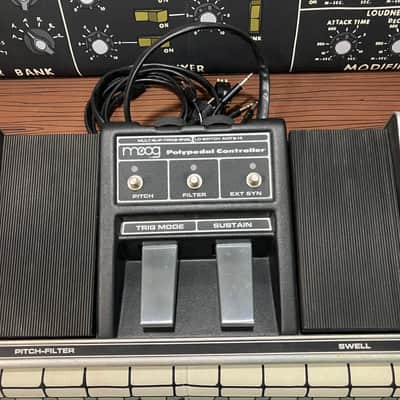 Moog Poly Pedal model 285 A for Polymoog - UNUSED Polypedal with original boxing!