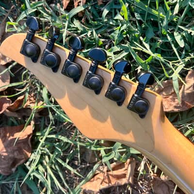 Vintage 1985 Kramer Striker 200ST Guitar with ESP Flicker Tremolo in Midnight Blue image 23