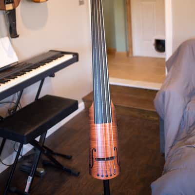 NS Design Left Handed NXT 5 Electric Upright Bass 2016 Natural image 1