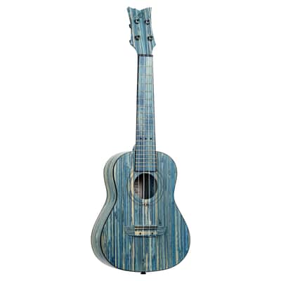 Ortega Bamboo Series Stonewashed Concert Ukulele w/Bag image 1
