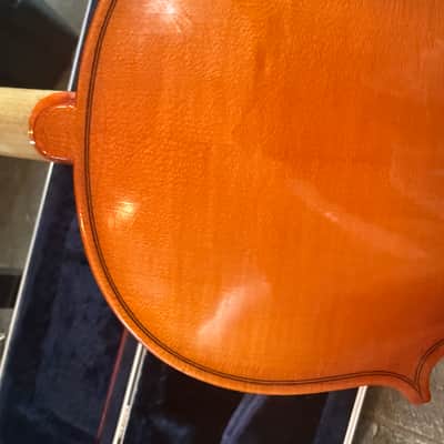 15" viola with case and bow. Made in Romania image 8