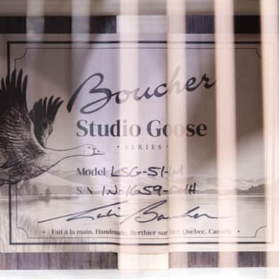 Boucher LSG-51-IM Studio Goose OM Hybrid Left-Handed Acoustic Electric Guitar w/Case image 8