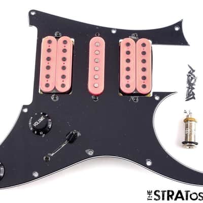 Ibanez JEMJRSP Steve Vai HSH LOADED PICKGUARD, Infinity Black Guitar Parts. image 1