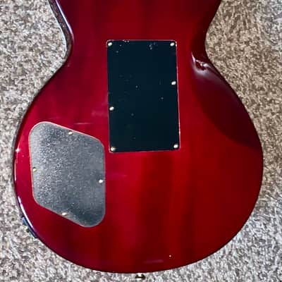 Epiphone Alex Lifeson Signature  Les Paul Custom Axcess  Ruby red electric guitar Floyd rose ohsc image 5