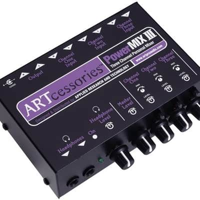 ART PowerMIX III 3-Channel Mini Stereo Line Mixer image 1