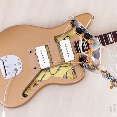 1967 Fender Jazzmaster Vintage Offset Guitar Firemist Gold w/ Case image 23