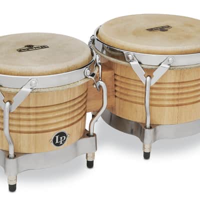 Latin Percussion LP Matador Traditional 7 1/4 - 8 5/8" Bongo Oak Natural (M201-AWC) image 2
