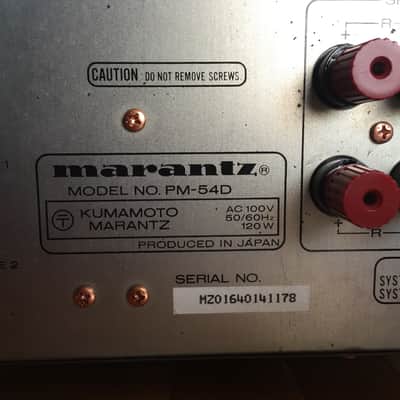 Marantz PM-54D Stereo Integrated Amplifier [Japanese-Made "Golden Era" Amp] image 12