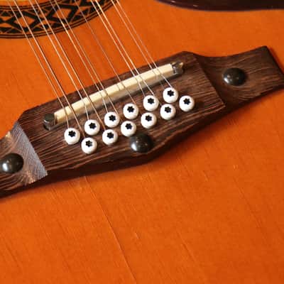 (Players Guitar - Few Lacquer Cracks) Vintage Eko Ranger XII c.1970 image 5