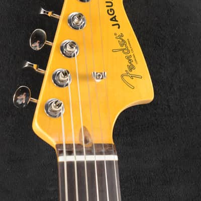 Fender American Professional Classic Jaguar Faded Firemist Gold Rosewood Fingerboard image 6