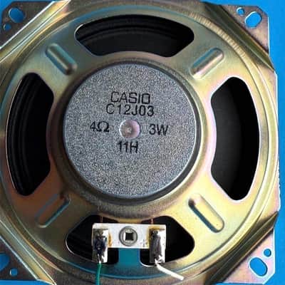 CASIO WK-220 WK-110 LK-280 Part: Left/Right 3W Speaker 4.5" Woofer C12J03 [Pair] image 3