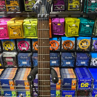 Aria Pro II SL-DX3 electric guitar in blue - Made in Japan image 10
