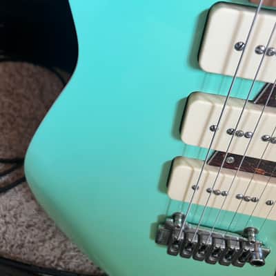 Reverend Jetstream 390 with Roasted Maple Neck 2010s - Oceanside Green image 21