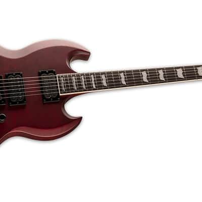 LTD LVIPER1000ETQMSTBCS VIPER-1000 EVERTUNE STBCS SEE THRU BLACK CHERRY image 9