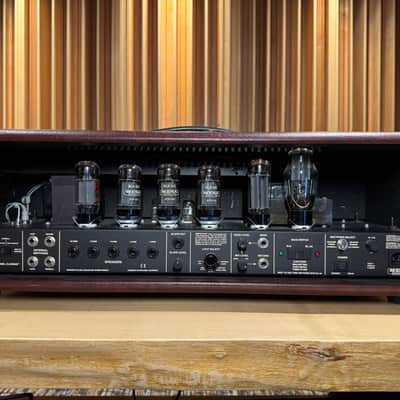 Mesa Boogie Dual Rectifier Trem-O-Verb Mid-90s - Burgundy tolex/ Gold grill image 6