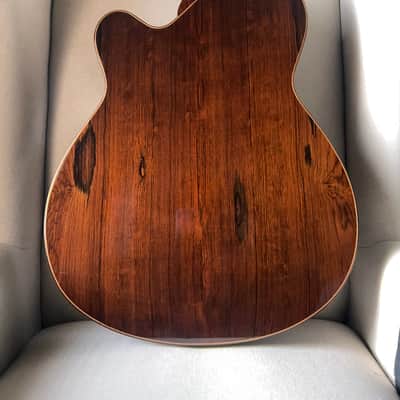 Paul McGill Super Ace Nylon Classical Cutaway Brazilian Rosewood BAM Case image 5