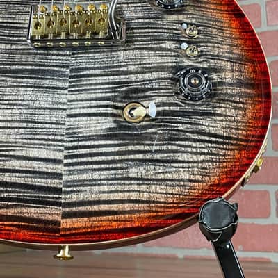 PRS 40th Anniversary Custom 24-08 Semi-hollow Electric Guitar - Charcoal Cherry Burst image 6