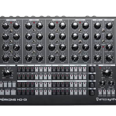 Erica Synths PĒRKONS HD-01 Hybrid Drum Machine + Synthesizer (Black) [B-STOCK] image 2