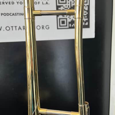 Bach TB300 Student Model Bb Trombone 2000s - Lacquered Brass image 6