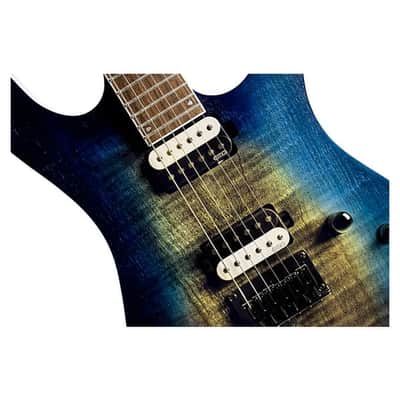 Cort KX Series 6-String Open Pore Cobalt Burst image 7