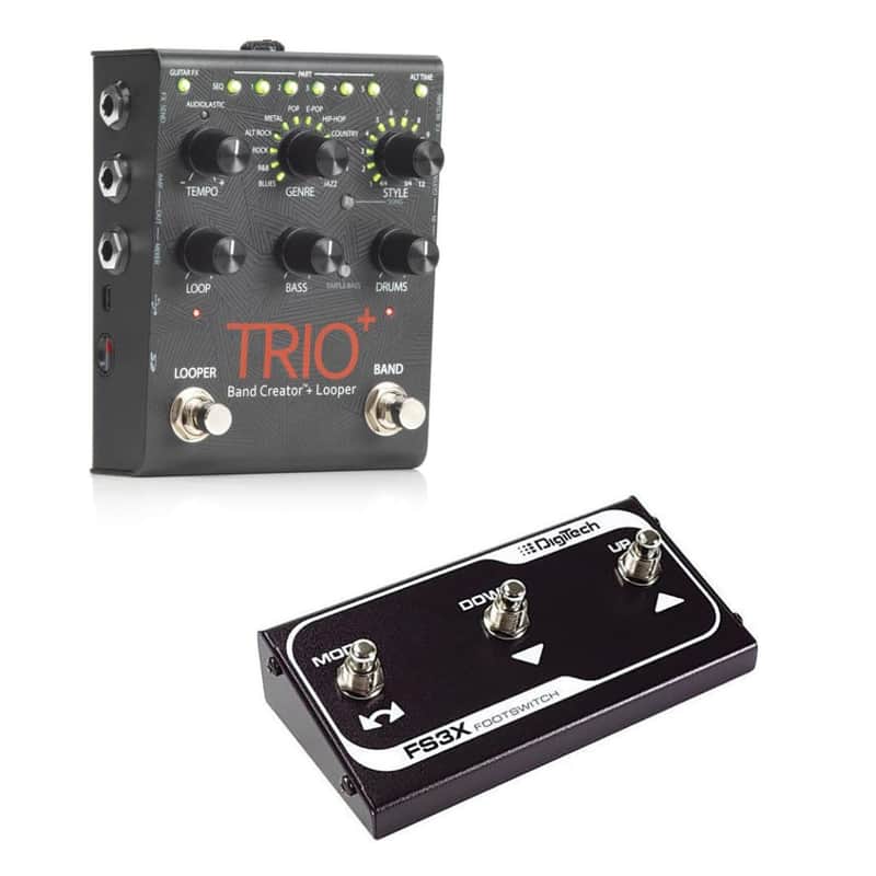 DigiTech TRIO Plus Band Creator + Looper w/ FS3X 3-Button