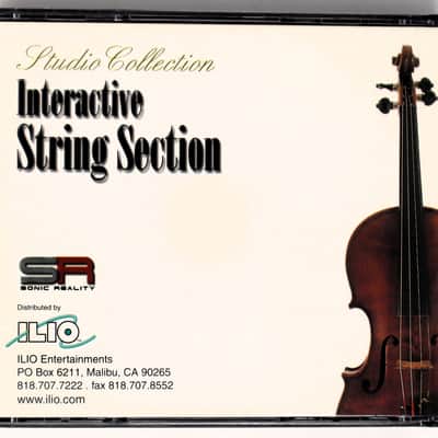 Ilio Sonic Reality Interactive String Section Akai Format Sample Library/Sound Library/Sampling Triple CD 2001 image 4