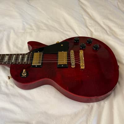 2009 Gibson Les Paul Studio with Gold Hardware - Wine Red Gloss - Free Pro Setup image 5