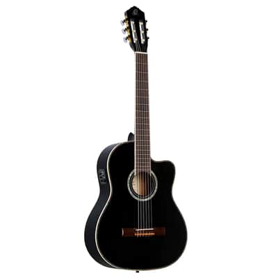 Ortega Family Series Pro Solid Top Acoustic-Electric Nylon Classical Guitar w/ Bag image 1