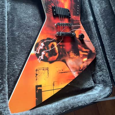 DEMO VIDEO Dean ‘Burn my eyes’ machine head limited edition Explorer (US Customers Tax included in shipping price) image 2