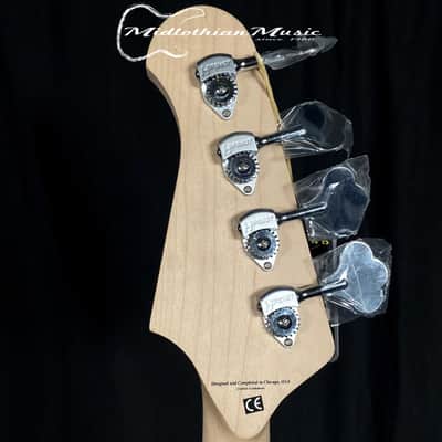 Lakland Skyline 44-64 Lakland Skyline 44-64 Custom PJ - 4-String Bass - White Gloss w/Tortoise Pickguard image 8