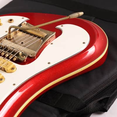 1982 Guyatone Sharp 5 LG-1200 Metallic Red image 9