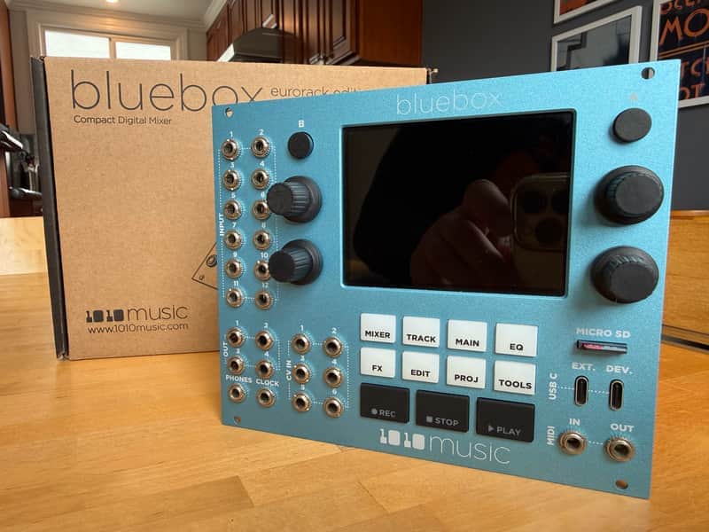 1010music Bluebox Eurorack — 12-Track Mixer, Recording, EQ, FX, CV + MIDI image 1