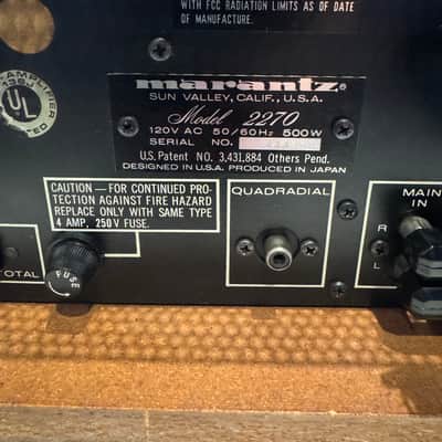 Marantz Model 2270 70-Watt Stereo Solid-State Receiver MINT with Wood Case & Manual image 11