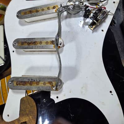 Vintage RARE 1974 Greco SE500B Black Strat Style Electric Guitar Maxon Pickups New Strings Pro Setup New Hard Shell Case image 15