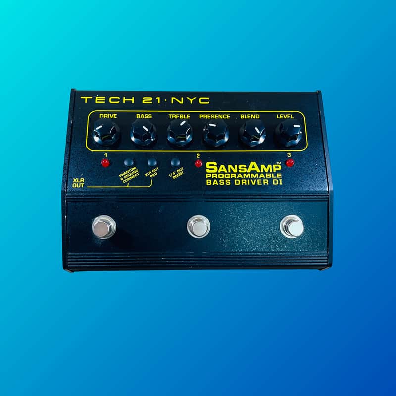 Tech 21 Sansamp Programmable Bass Driver: $199! Save $100!