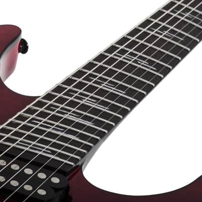 Schecter Reaper-7 Elite Multiscale LH 2185 - Blood Burst (2185) image 14
