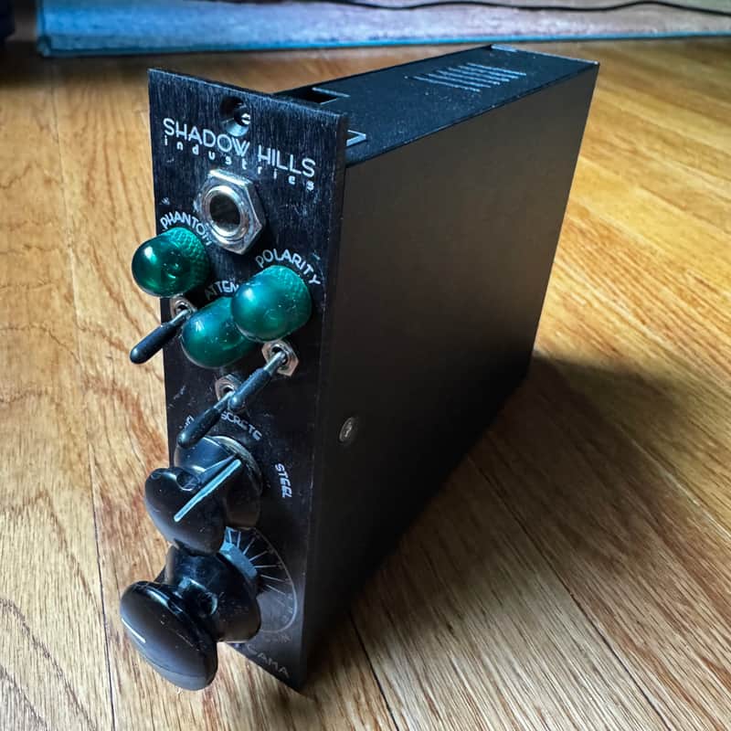 Shadow Hills Mono GAMA 500 Series Mic Preamp Module 2010s - Black image 1